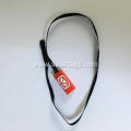 Plastic head tag with ribbon cord